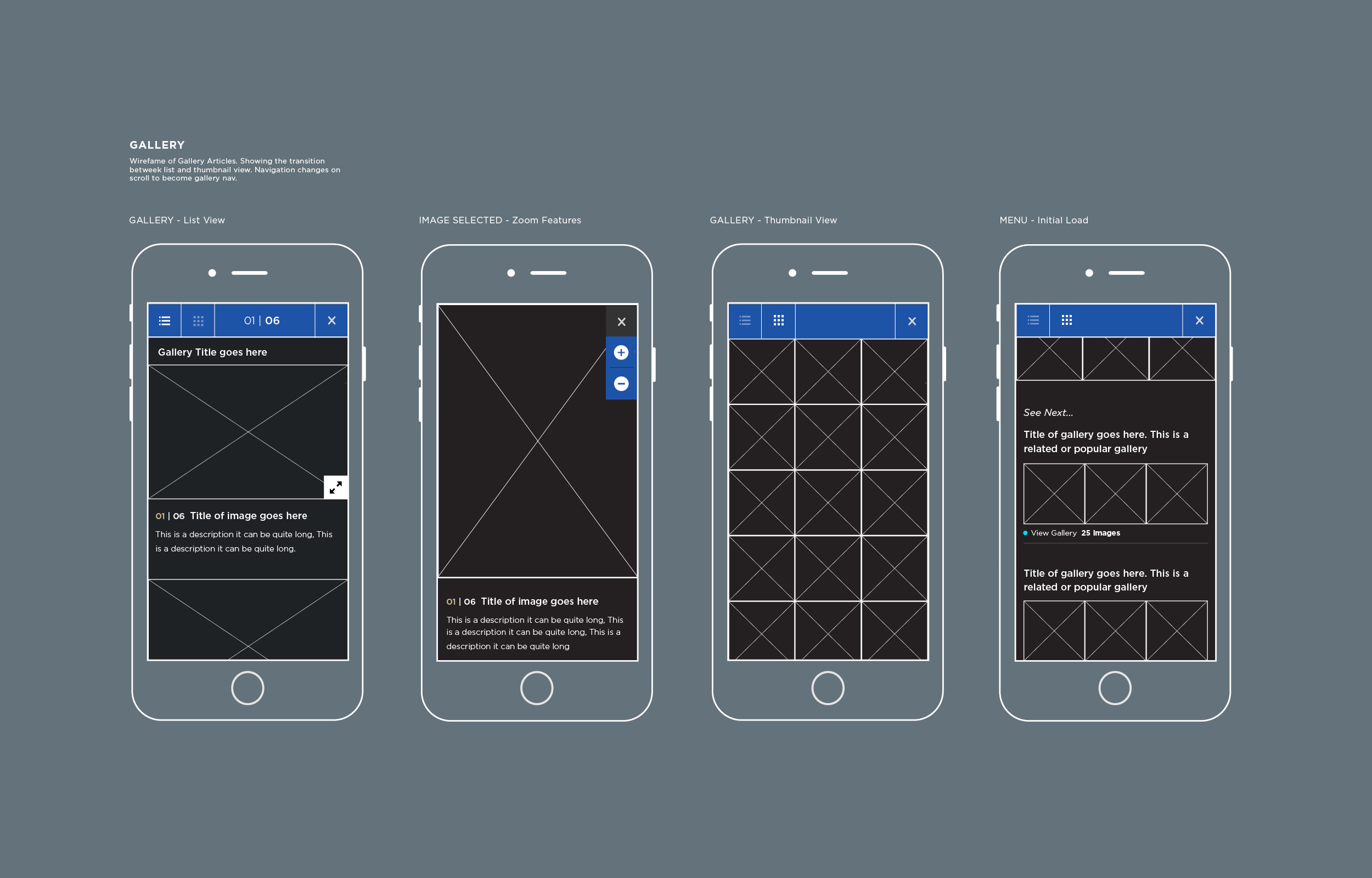 GQ wireframes gallery